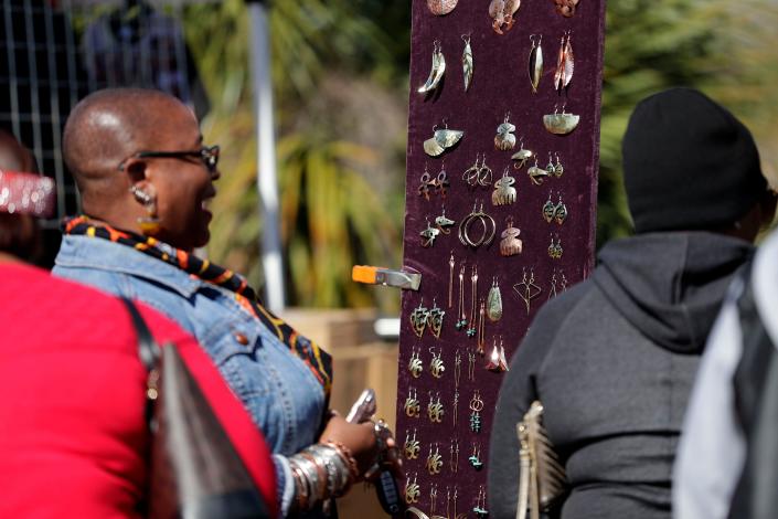 Cascades Park bustled with people Saturday, Feb. 22, 2020, for the annual Harambee Festival hosted by FAMU. 