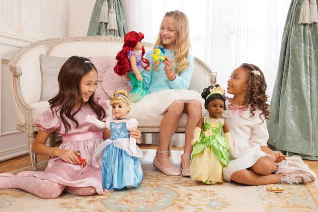 <p>Courtesy American Girl</p> Amercian Girl reveals new Disney Princess-themed dolls.