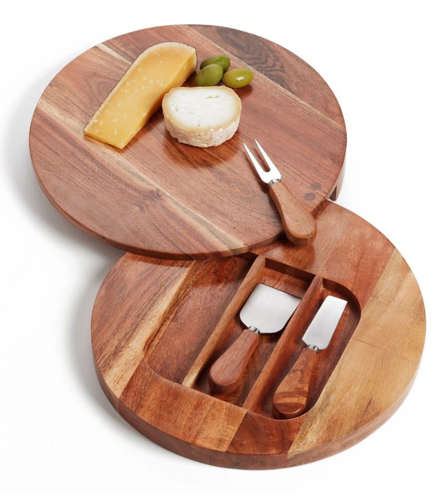 Nordstrom at Home Acacia Wood Cheese Board & Cheese Knives, $30