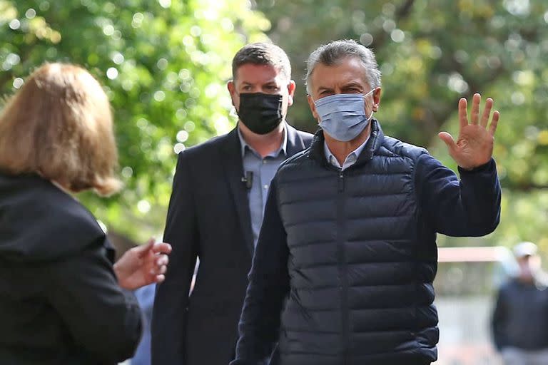 Mauricio Macri votó en la escuela 16 Wenceslao Posse en CABA