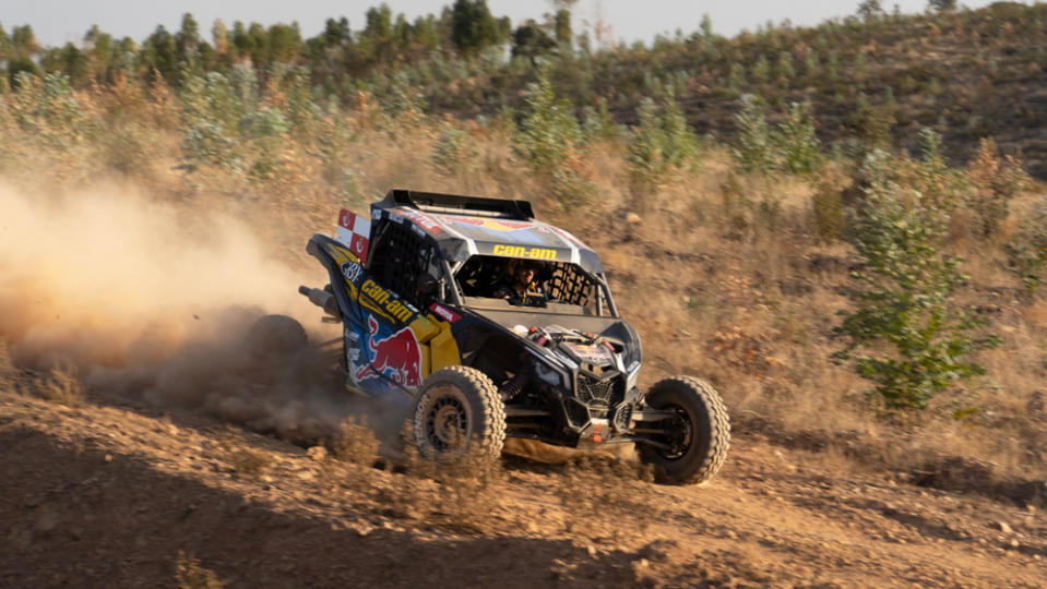 One of South Racing's Can-Am Maverick X3 side-by-side racers.