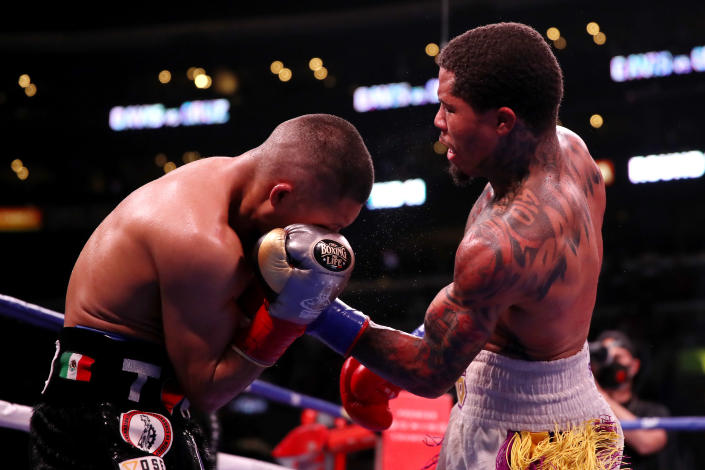 Gervonta Davis vencíó por decisión unánime al mexicano Isaac Cruz en su última defensa. (Katelyn Mulcahy/Getty Images)