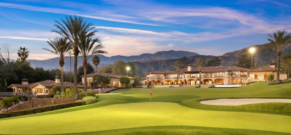A private two-hole golf course is just one of the many amenities on the property.