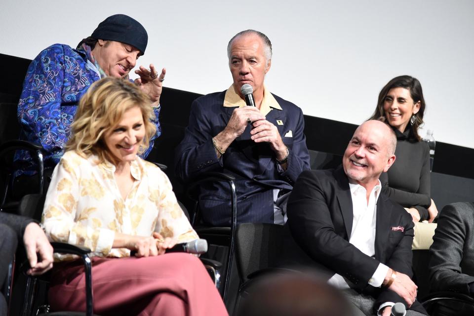 Steven Van Zandt, Edie Falco, Tony Sirico, Jamie-Lynn Sigler, and Terence Winter