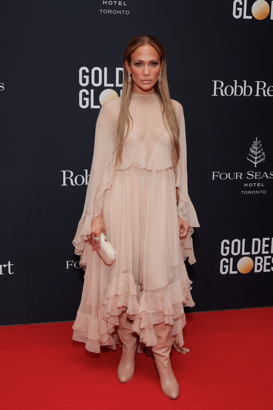 toronto, ontario september 07 jennifer lopez attends the road to the golden globes party during the 2024 toronto international film festival at four seasons hotel toronto on september 07, 2024 in toronto, ontario photo by emma mcintyregetty images