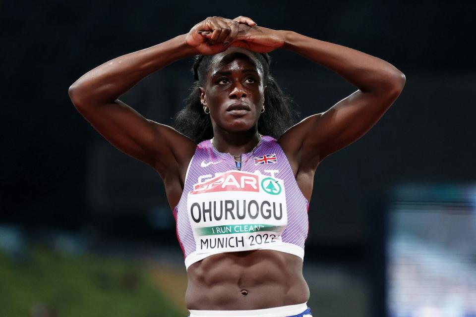 GB’s Victoria Ohuruogu fell just short of a medal in the women’s 400m final (Getty Images)