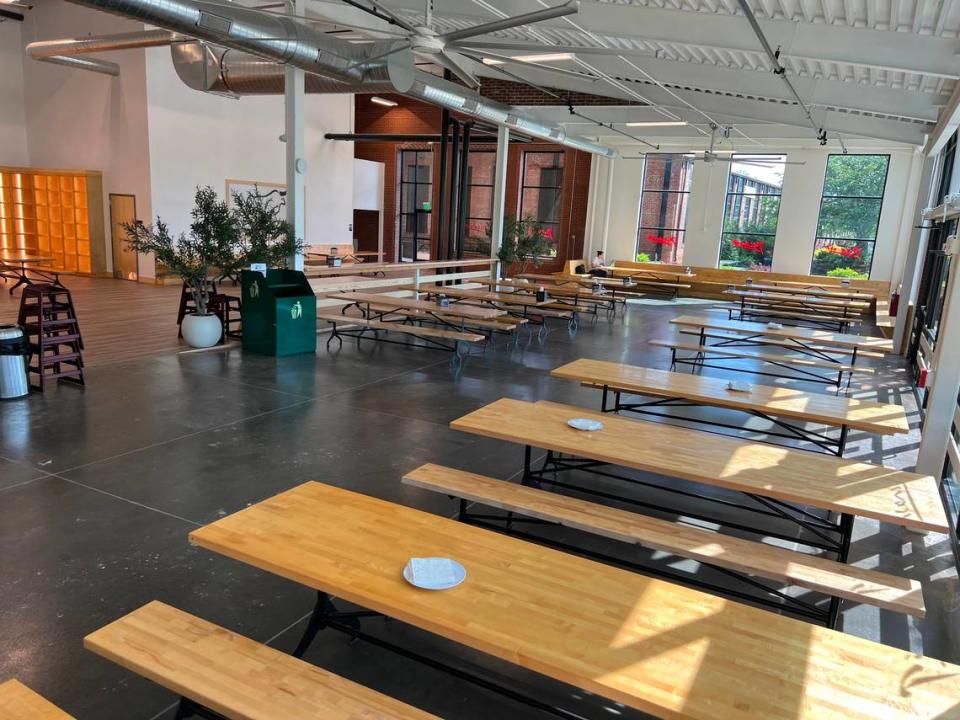 The dining area at Picasso Taqueria.