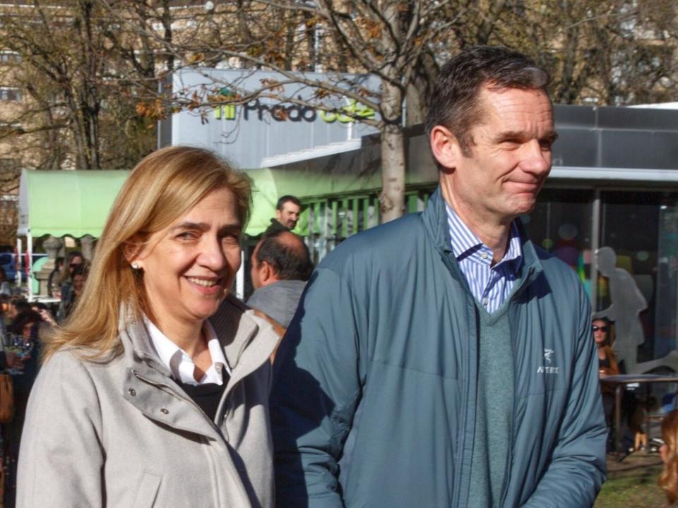 Cristina von Spanien und Iñaki Urdangarin in glücklicheren Tagen. (Bild: imago images/Agencia EFE)