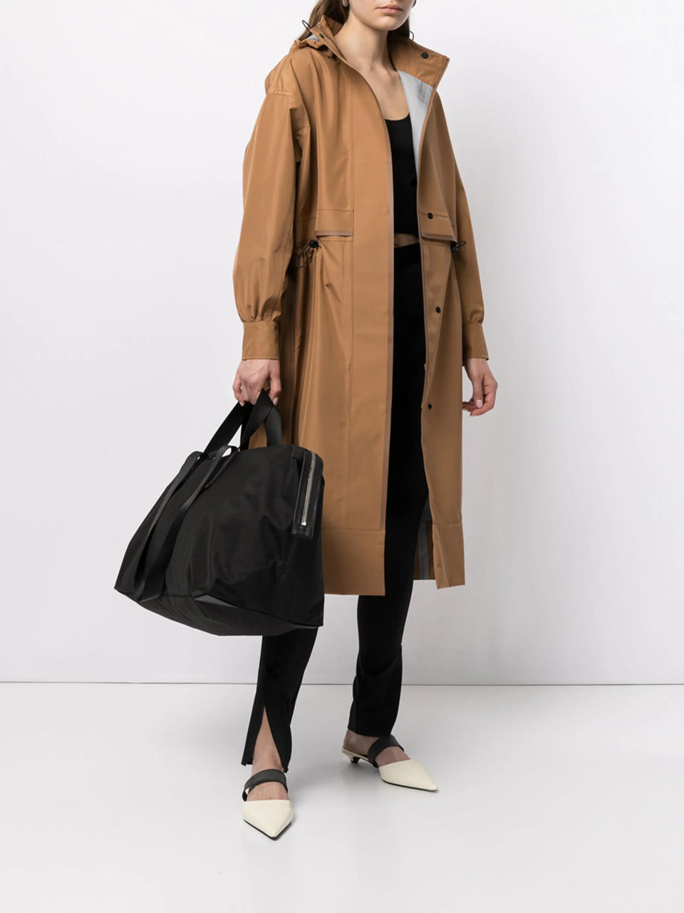 3.1 Phillip Lim Essential hooded parka coat (camel brown)