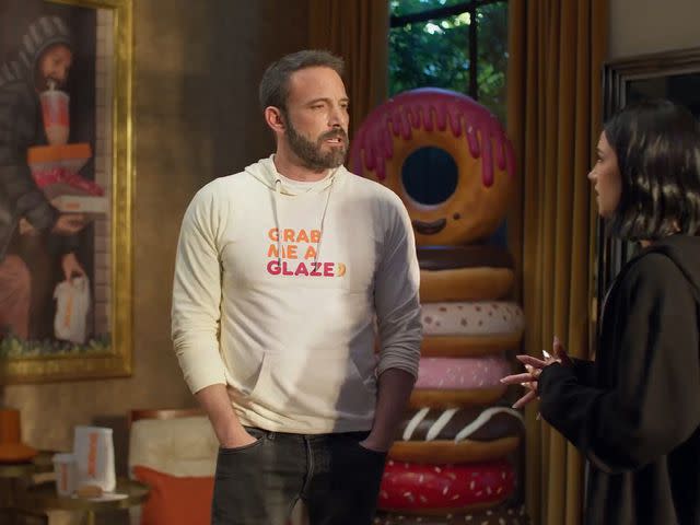 <p>Dunkin'</p> Ben Affleck Pokes Fun at His Viral ‘Sad Affleck' Memes in New Dunkin’ Commercial