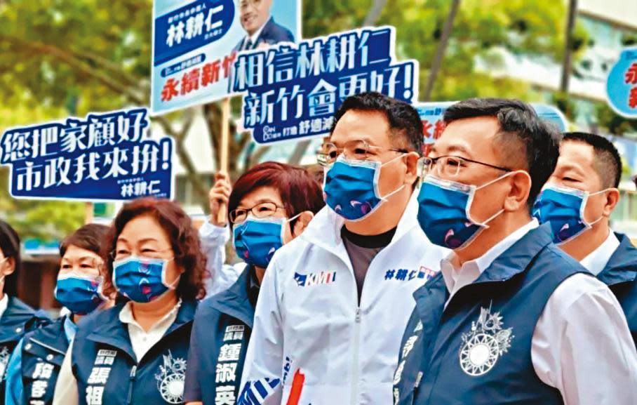 除了桃園市長人選卡關外，新竹市長提名也陷入僵局，市議會去年自辦民調推議員林耕仁參選，但未獲黨中央青睞。（林耕仁辦公室提供）