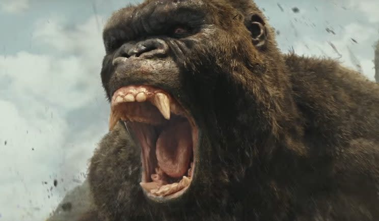 Kong is terrifyingly huge - Credit: Warner Bros.