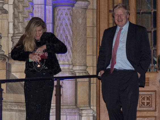 Carrie Symonds and Boris Johnson (Getty)