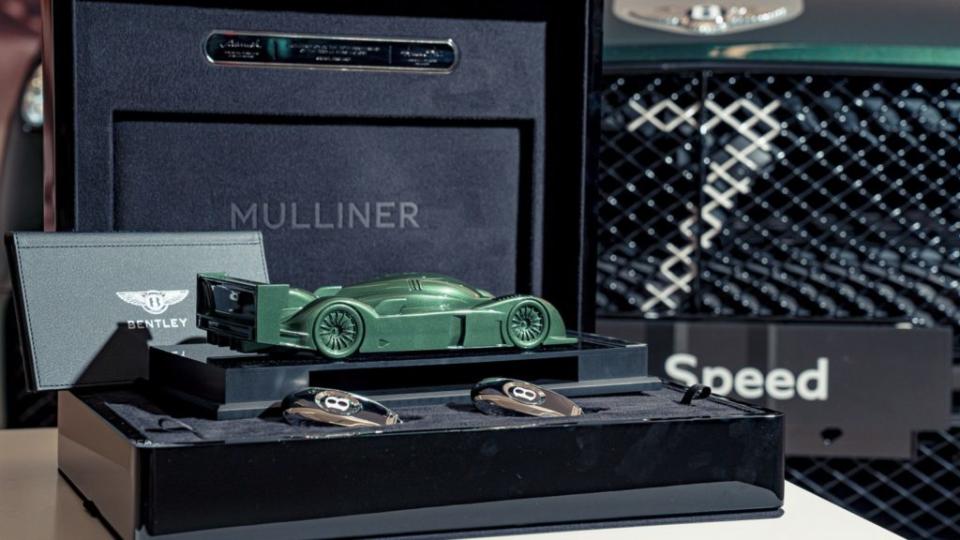 每輛Continental GT Le Mans都配有專屬的交車禮盒。(圖片來源/ Bentley)