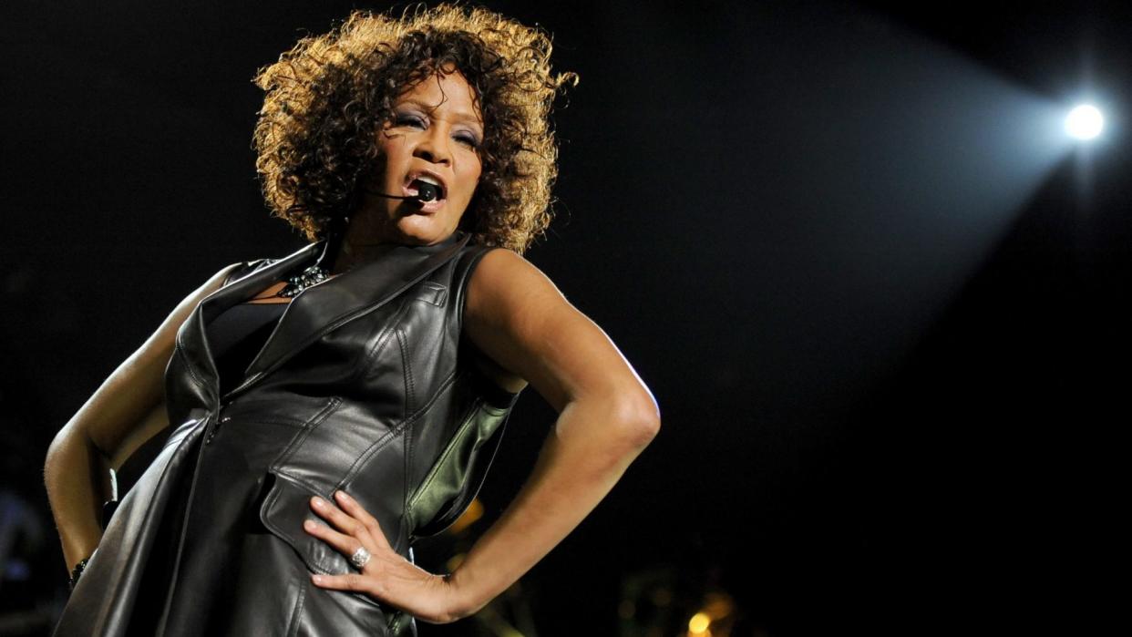 Mandatory Credit: Photo by Britta Pedersen/EPA/Shutterstock (8201679a)Us Singer Whitney Houston Performs on Stage During Her Concert at the O2-arena in Berlin Germany 12 May 2010 Germany BerlinGermany Music - May 2010.