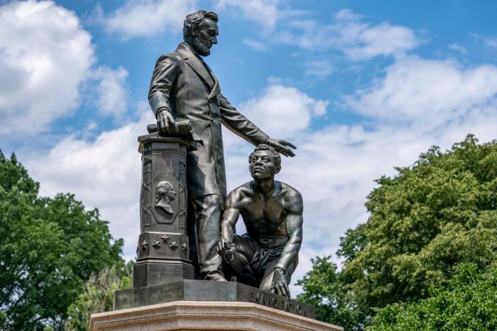 The Emancipation Memorial in Washington, D.C.
