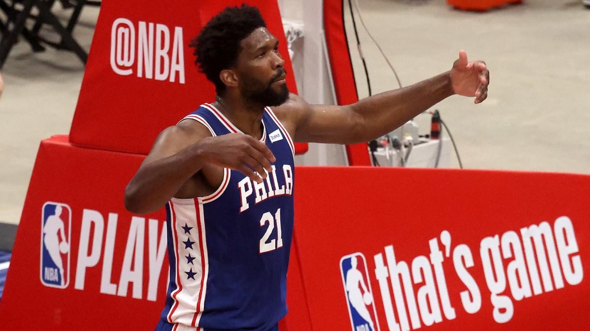 The Sixers beat the Cavaliers for their fifth win in a row.