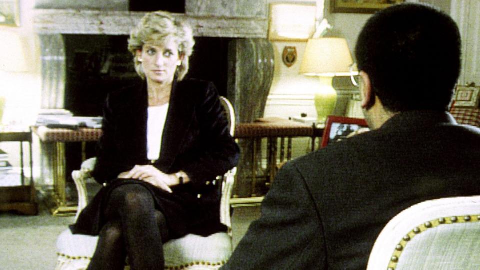 Diana, Princess of Wales, during her interview with Martin Bashir for the BBC