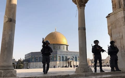 The city of Jerusalem is home to the al-Aqsa mosque, considered the third holiest site in Islam - Credit:  Anadolu Agency