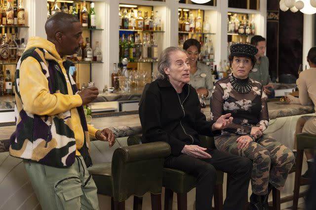 <p>John Johnson/HBO</p> J.B. Smoove, Richard Lewis, and Susie Essman in the 'Curb Your Enthusiasm' series finale