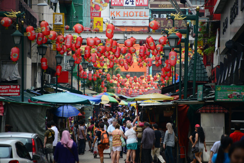 A street in Malaysia