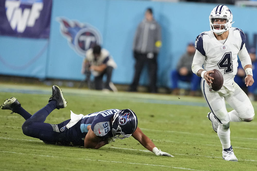 How the Cowboys beat the Titans: Dak Prescott, Dallas overcome sloppy  start, put away Tennessee late - The Athletic