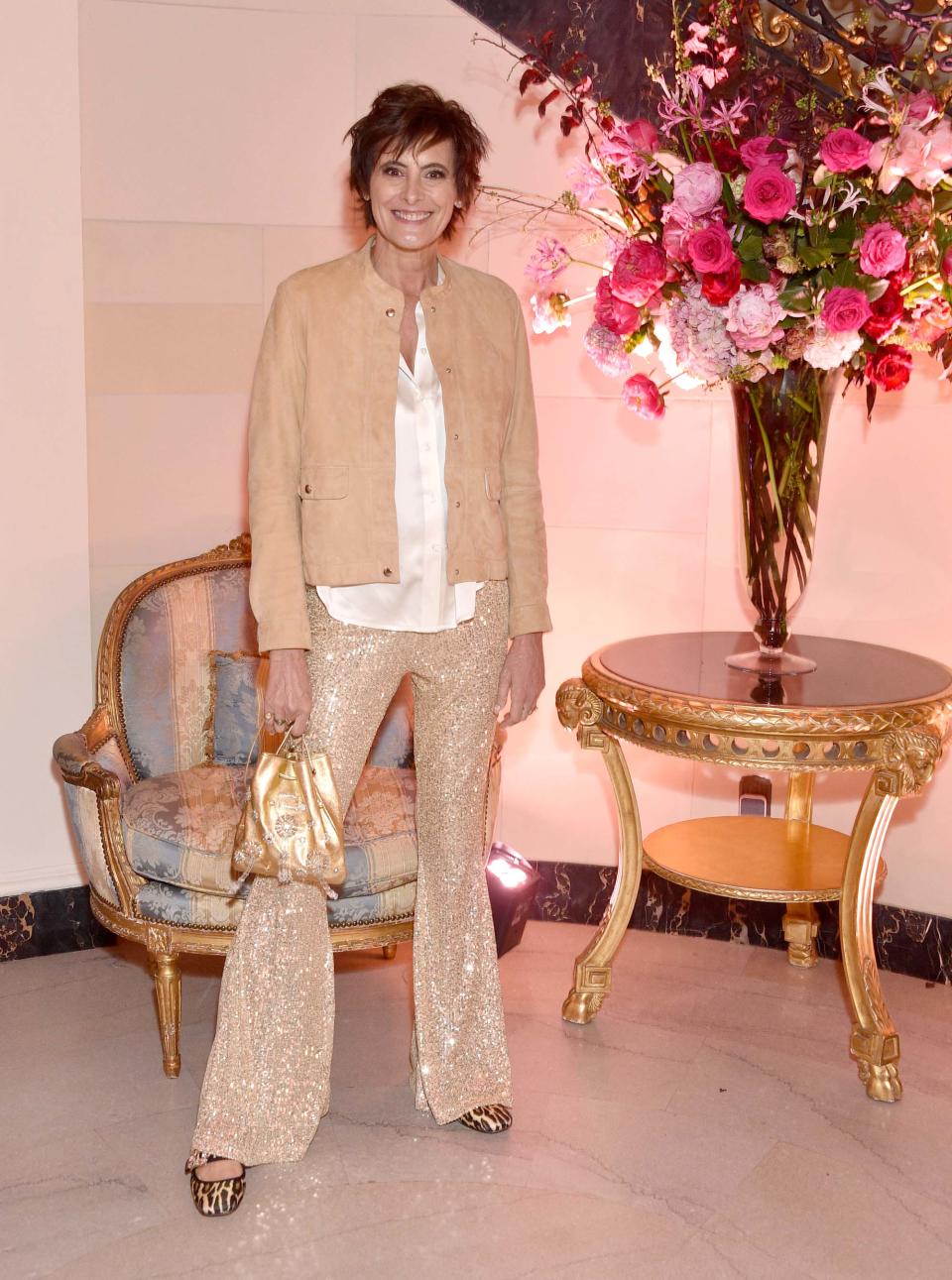 Le pantalon à paillettes d'Inès de la Fressange