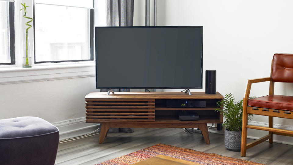 Modern home with tv unit.