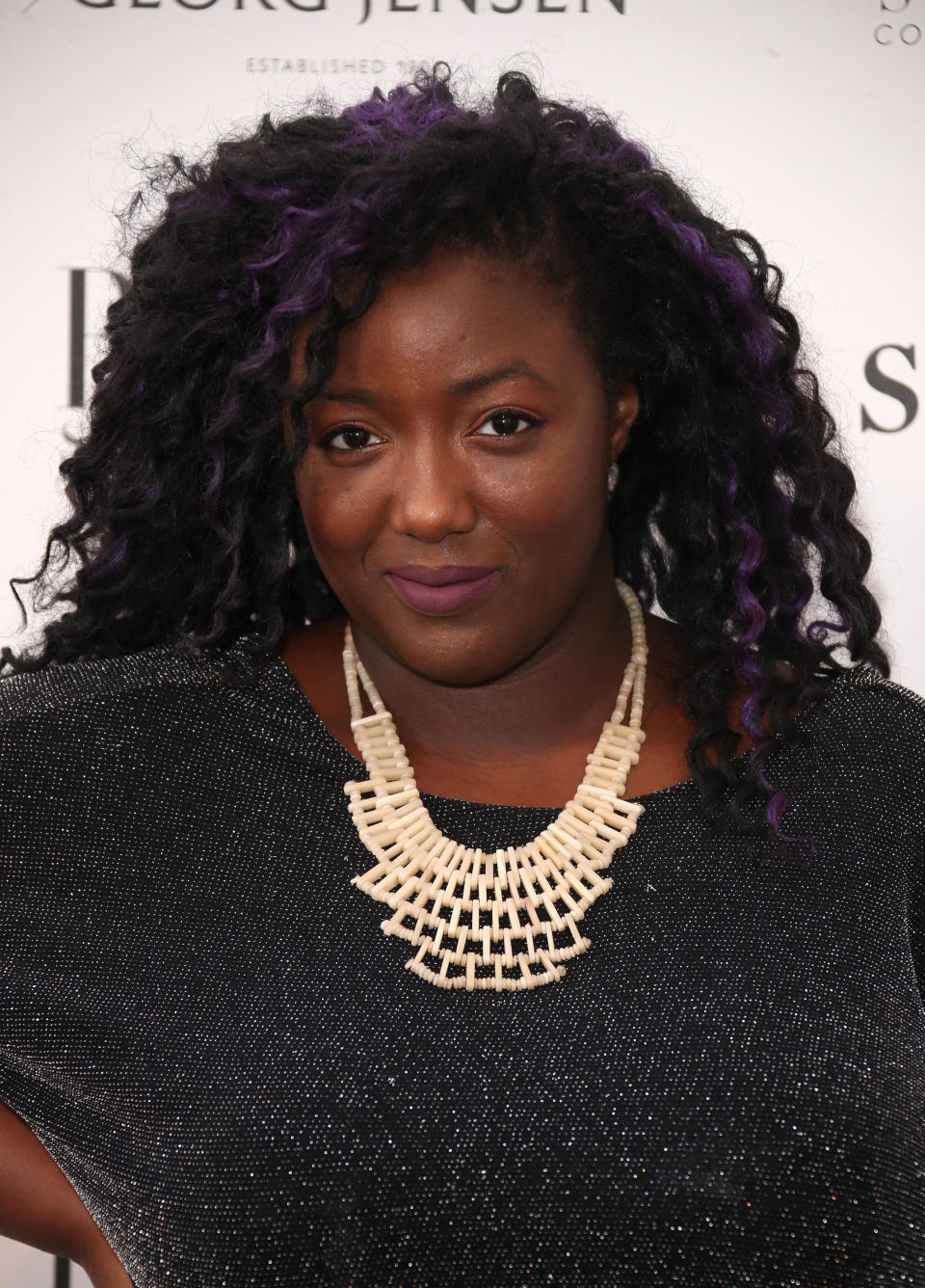 LONDON, ENGLAND - NOVEMBER 15: Anne-Marie Imafidon attends the Bazaar At Work Summit cocktail party at Sotheby's on November 15, 2017 in London, England. (Photo by Mike Marsland/WireImage)