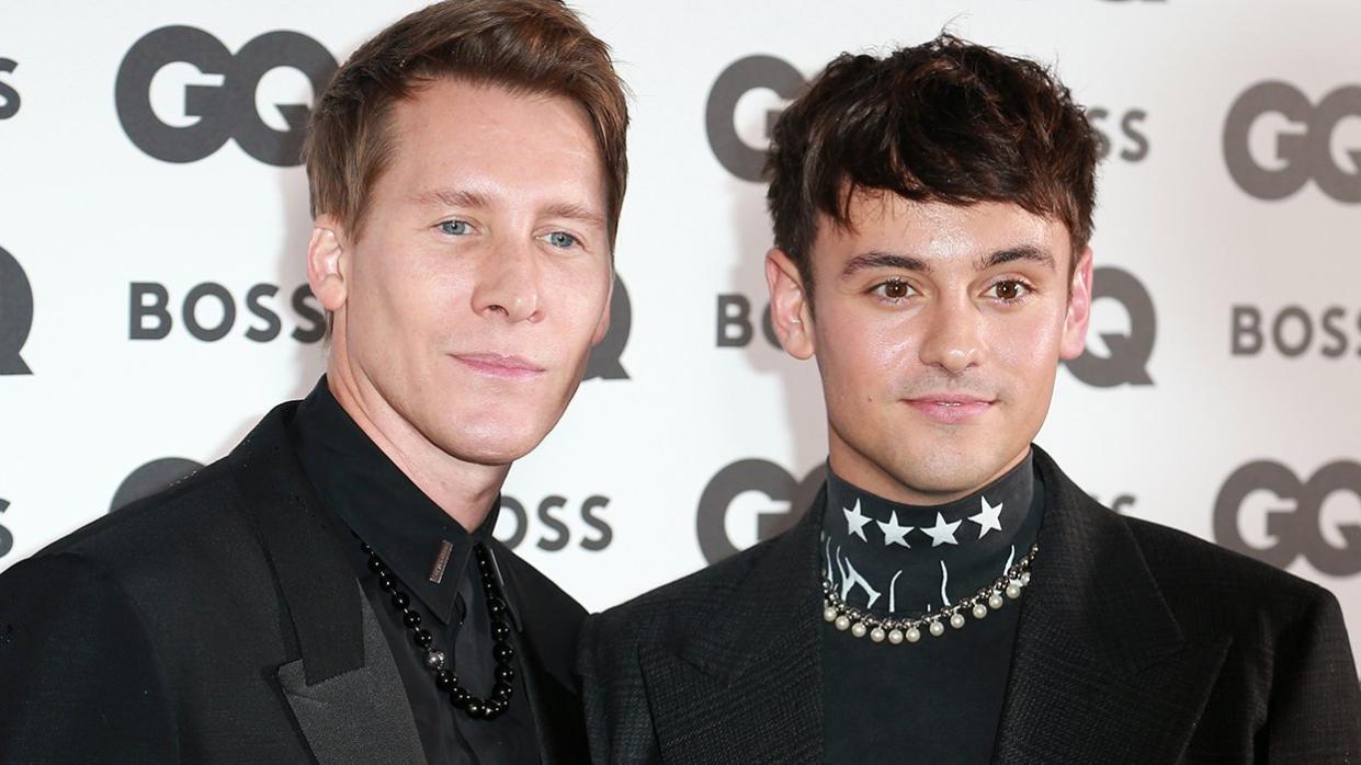 Dustin Lance Black and Tom Daley