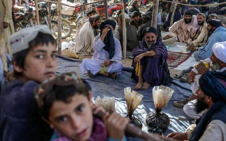 Afghan drugs market - AFP via Getty Images 