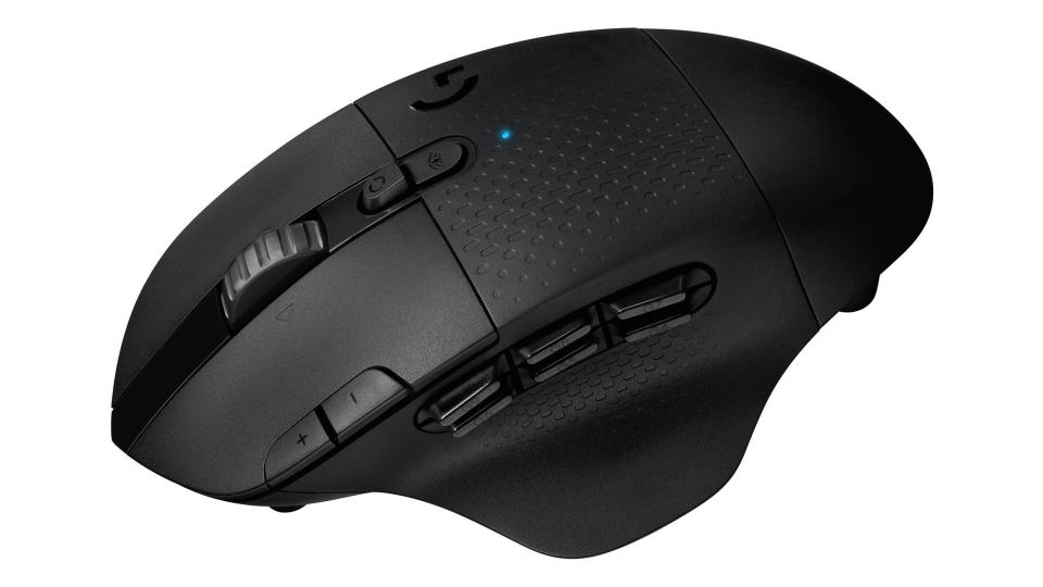 Product shot of the Logitech G604, one of the best mice for photo editing