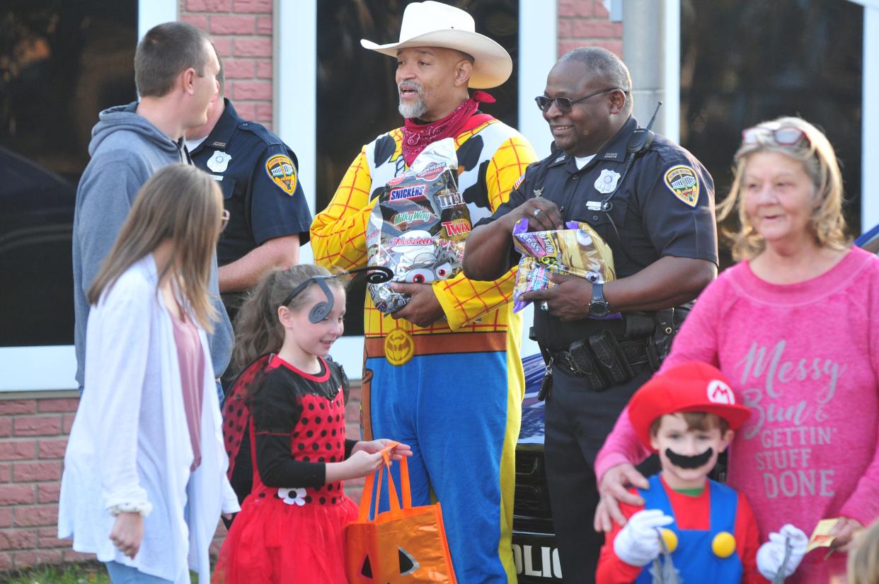 Trick-or-treating at Kiwanis Safety Village is one area Halloween event.