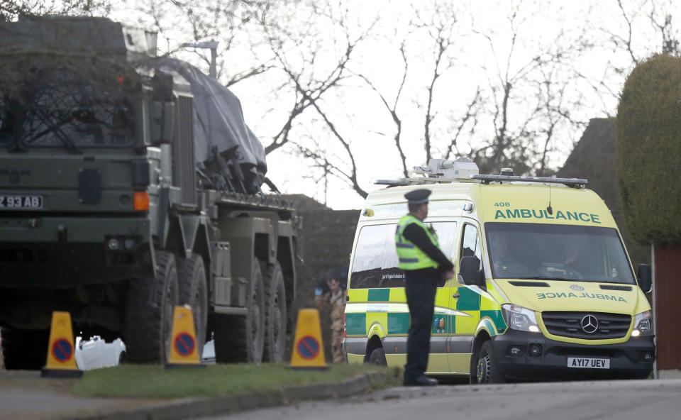 Police in Salisbury continue the attempted murder investigation (PA)