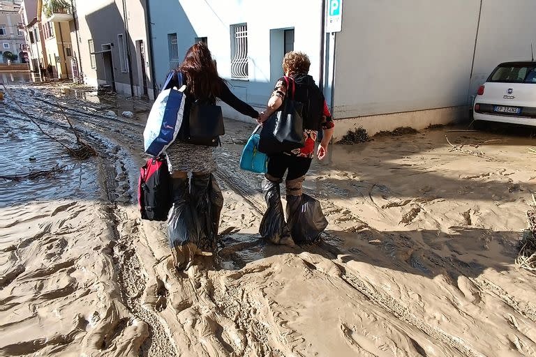 Inundaciones en Italia; Mundo;  Senigallia; Ancona