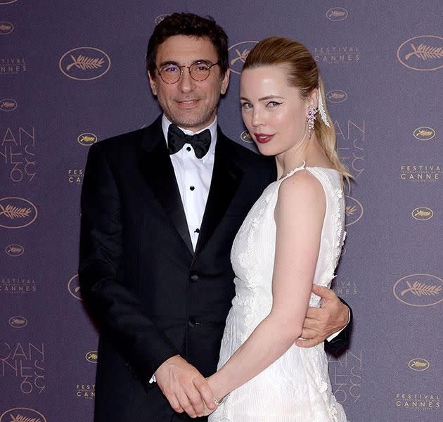 Melissa George and Jean-David Blanc. Source: Getty Images.