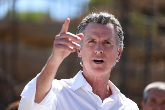 California Gov. Newsom Announces New Water Supply Actions Due To Climate Change - Credit: Justin Sullivan/Getty Images