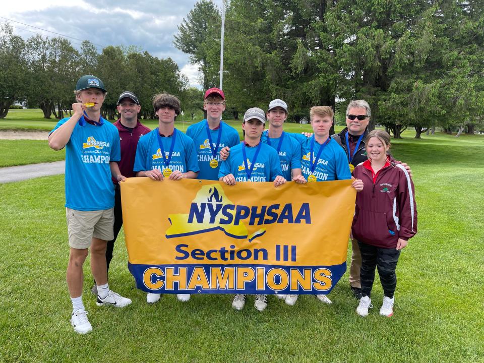 Old Forge won the North Division small school Section III title with a 5-man total of 477 at McConnellsville Golf Course Monday, May 23, 2022.