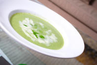 <p>Watercress is usually associated with summer but the peppery flavour will add a kick to soup to make a great winter warmer. Try <a rel="nofollow noopener" href="http://www.deliaonline.com/recipes/collections/low-in-fat-high-in-flavour/watercress-soup" target="_blank" data-ylk="slk:Delia Smith’s recipe;elm:context_link;itc:0;sec:content-canvas" class="link ">Delia Smith’s recipe</a> that uses leek and potato as a base with watercress for that extra zing [Photo: Getty] </p>