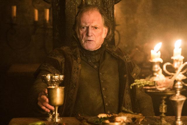 Game of Cups: David Bradley as Walder Frey with the V&A duplicate (image:HBO)