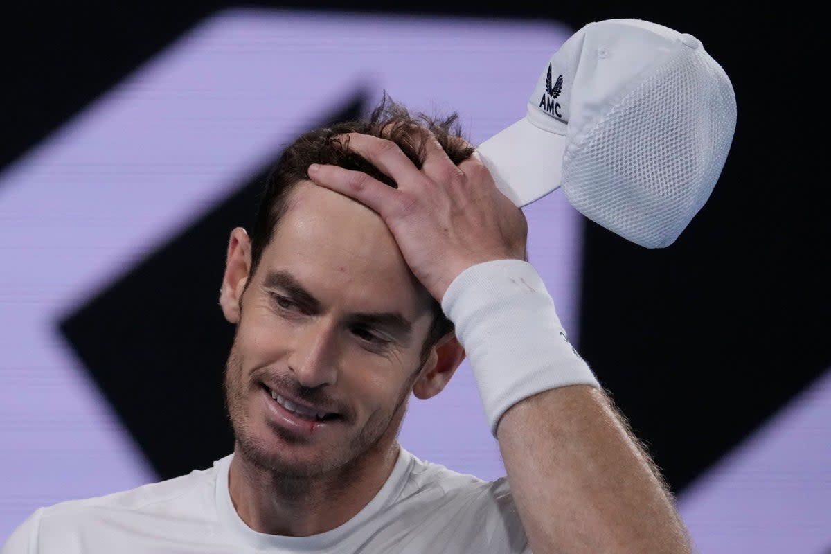 Andy Murray clenched his fist after beating Thanasi Kokkinakis (Ng Han Guan/AP) (AP)