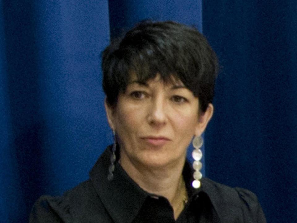 British socialite Ghislaine Maxwell, Founder of the TerraMar Project, attending a press conference on the issue of oceans in the Sustainable Development Goals, at the UN headquarters in New York: (EPA - UN photo)