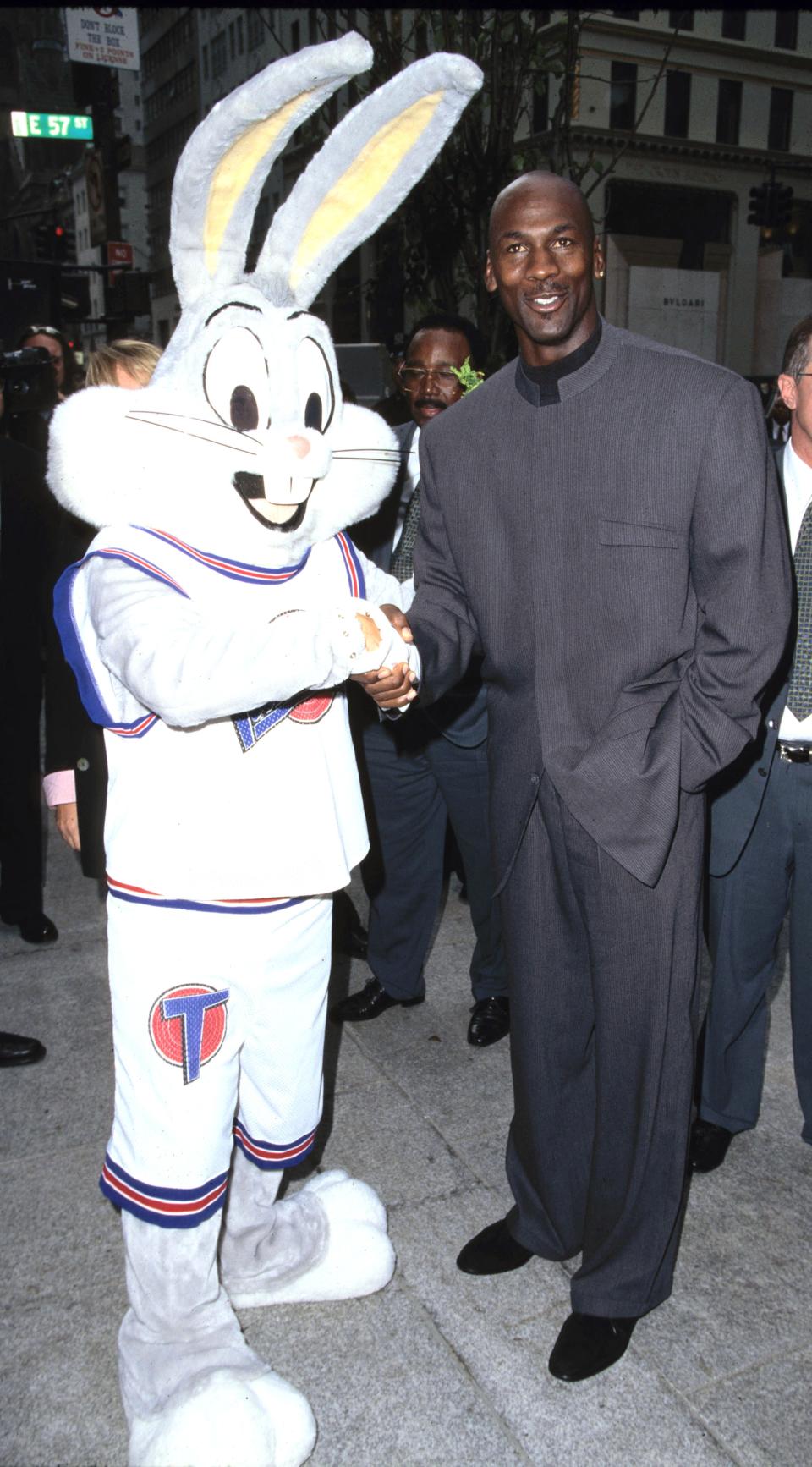 Michael Jordan in New York, October 23, 1996.