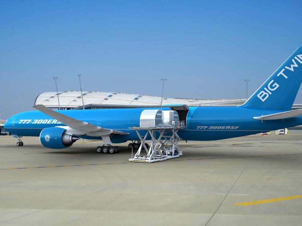 Boeing 777-300ER cargo conversion
