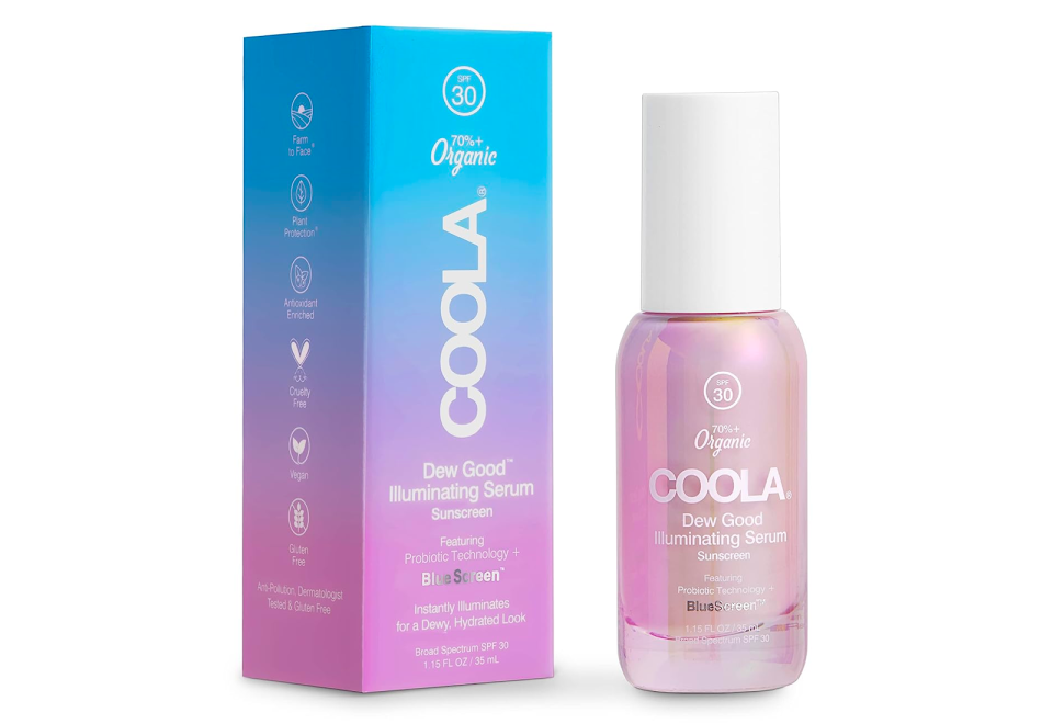 I’m a huge fan of Coola SPF products, so this illuminating serum with SPF 30 has been on my summer 2023 shopping list for a while. It’s a lightweight hydrating serum that goes on sheer and promises to instantly illuminate your skin for that supple, dewy look. The probiotics help improve moisture retention and support your skin’s natural glow, while the SPF protection mitigates the effects of blue light, pollution, and other environmental stressors. Promising review: “I am a long time fan of COOLA products and this is no exception!!! This one in particular is SO beautiful and the perfect amount of ‘glow.’ Products I’ve used from other brands for a ‘glow/dewy finish’ don’t have SPF, so this is absolutely perfect. It’s great to wear alone — great with makeup  — & fantastic for mature skin. And it smells nice.” —Amazon CustomerYou can buy Coola Dew Good Illuminating Probiotic Serum from Amazon for around $48.