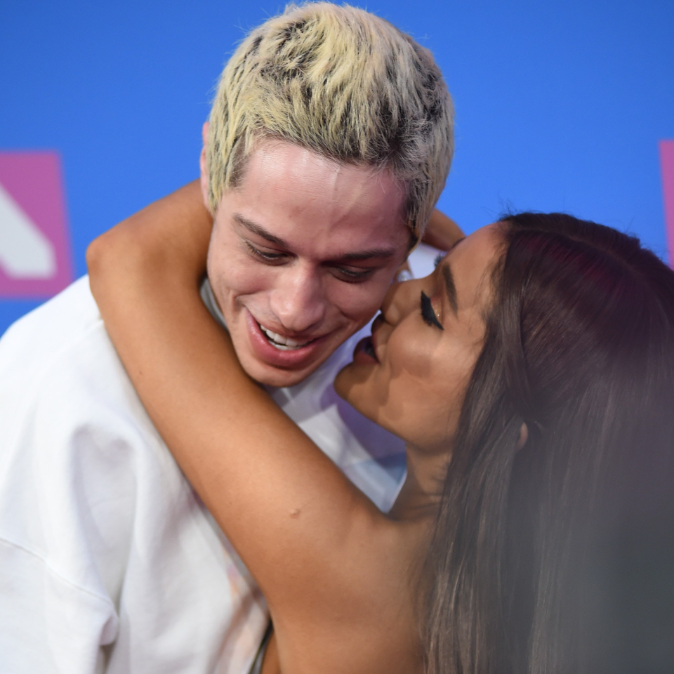 Pete Davidson, Ariana Grande at arrivals for 2018 MTV VMAs - Arrivals Part 4, Radio City Music Hall, New York, NY August 20, 2018.