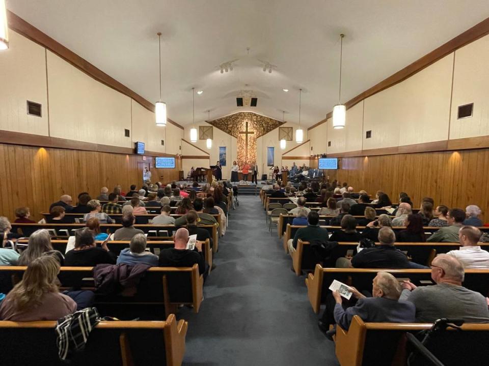Roughly 159 people current and former members of West Side Church of God attended the church’s last service on Sunday before it closes down for several months.