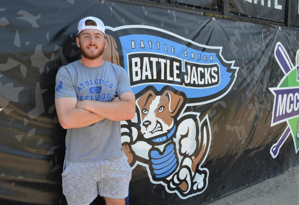 Marshall High alum Cooper Middleton is playing this summer for the Battle Creek Battle Jacks, after two seasons with Kellogg Community College.