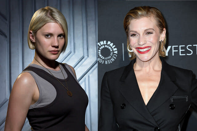 Katee Sackhoff in Battlestar Galactica; Katee Sackhoff in 2023