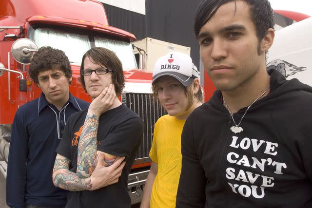 <p>Paul Natkin/WireImage</p> Fall Out Boy in 2005